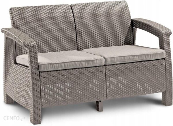 Allibert Corfu Love Sofa Cappucino