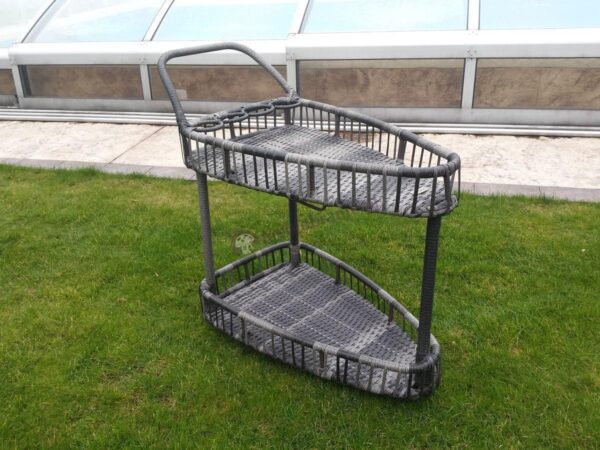 Bel Giardino Mini Barek Na Kółkach Technorattan Do Ogrodu Satyr Szary
