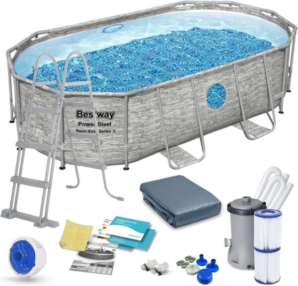 Bestway 56714N Basen Ogrodowy Stelażowy 427x250x100cm