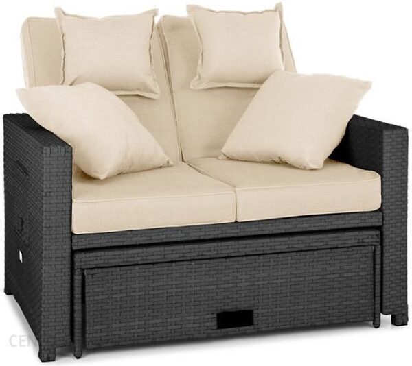 Blumfeldt Komfortzone Sofa Wypoczynkowa 2-Osobowa Szara