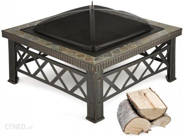 Blumfeldt misa paleniskowa 75x75cm stal czerniona Merano