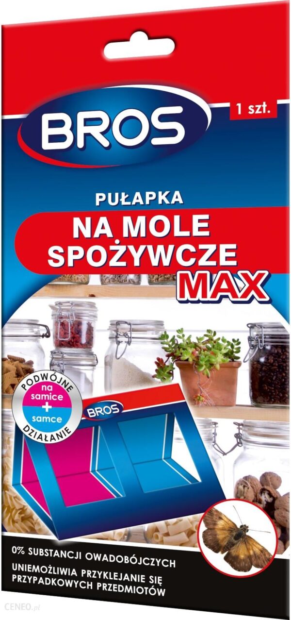 Bros Pułapka Na Mole Spożywcze Max Na Samce I Samice