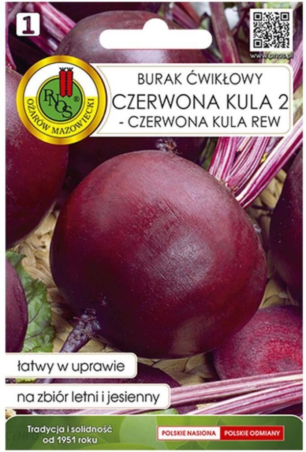 Burak Ćwikłowy Czerwona Kula 2 Nasiona Pnos