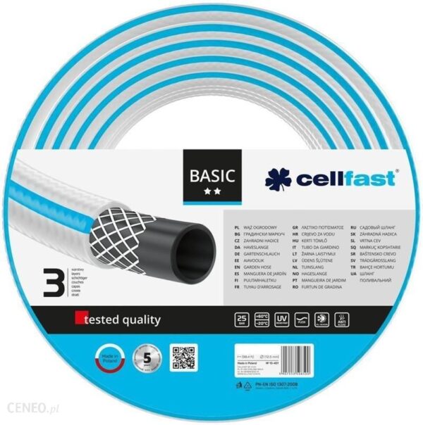 Cellfast Wąż ogrodowy BASIC 1/2" 20m (10400)