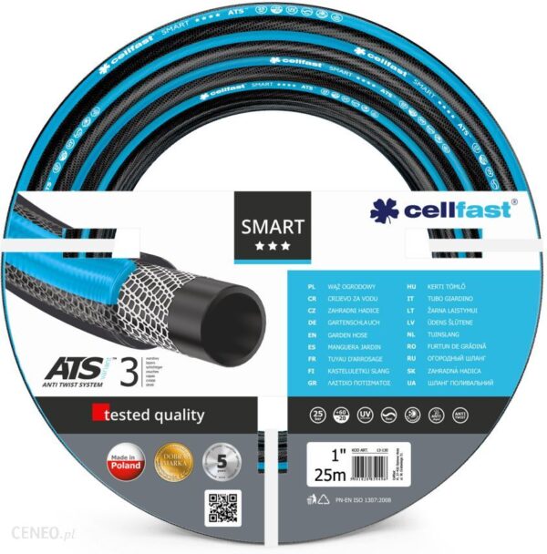 Cellfast Wąż ogrodowy SMART ATSV 1" 25m (13130)