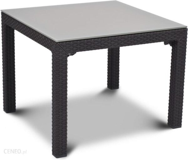 Curver Ze Szklanym Blatem Sumatra 72X72X74Cm