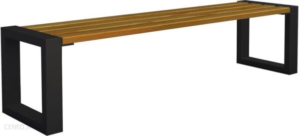 Elior Ławka Miejska Norin 3xBlack 150cm Sosna
