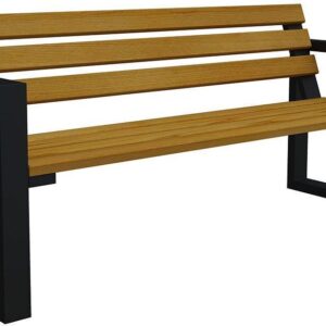 Elior.Pl Ławka Ogrodowa Norin Black 150Cm Tik