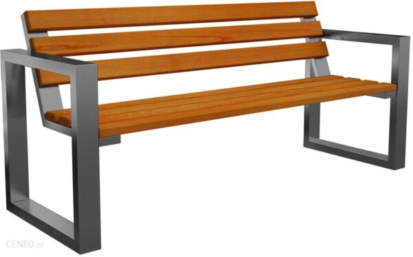 Elior.Pl Ławka Ogrodowa Norin Silver 180Cm Mahoń