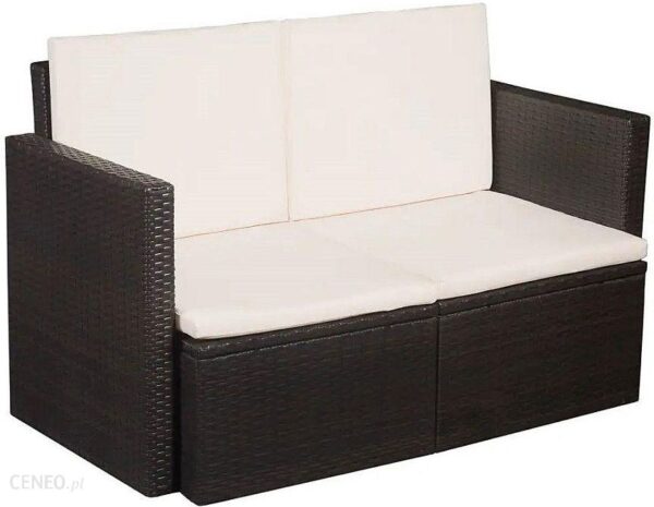 Elior Sofa ogrodowa Jules brązowa