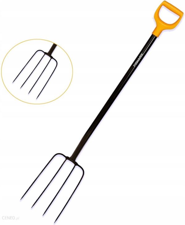 Fiskars Widły Gospodarcze Trzon Metalowy "Y" Plastik Solid (133433)