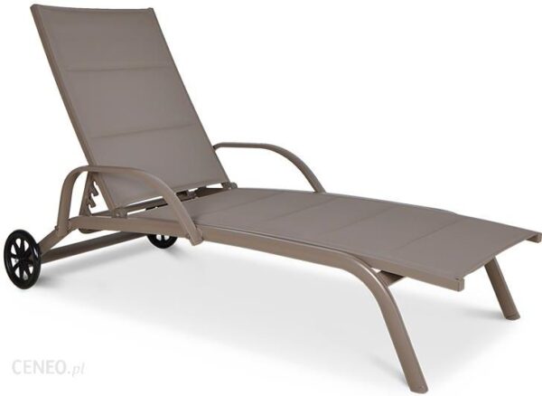 Focusgarden Leżak Ogrodowy Aluminiowy Majorka Taupe (002250)