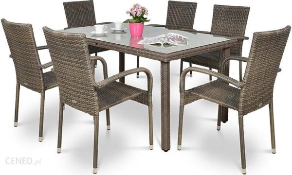 FocusGarden Zestaw FIESTA/HAMILTON 6+1 Brown Caffe 001649