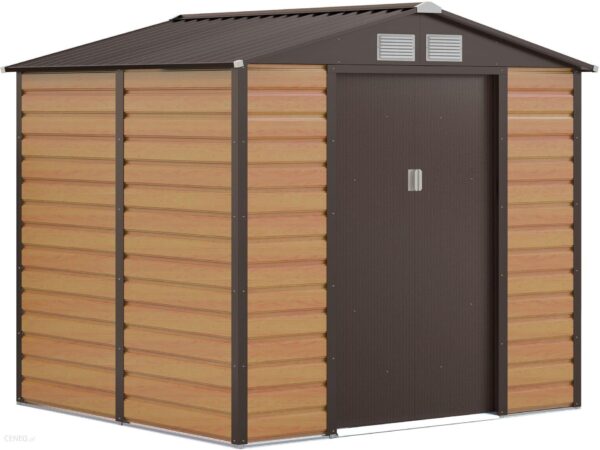 G21 Domek Ogrodowy Gah 407 - 213 X 191 Cm Brązowy 63900525