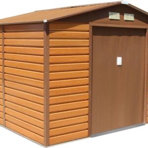 G21 Domek Ogrodowy Gah 706 - 277 X 255 Cm Brązowy 63900554