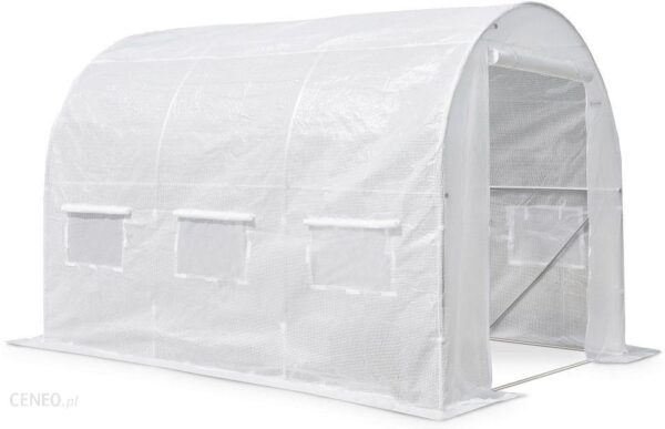 GardenPoint Namiot Foliowy Metalowy 2X4M Biały