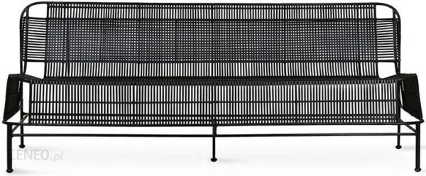 Hk Living Woven Outdoor Lounge Sofa Black