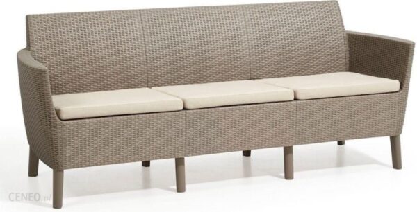 Keter Kanapa ogrodowa Salemo 3 Seater Sofa Cappucino