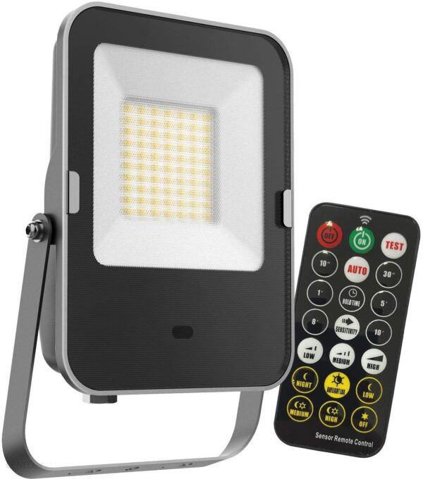 Kobi Naświetlacz Led Z Mikrofalowym Czujnikiem Ruchu I Zmierzchu 50W 4000Lm Barwa Naturalna 4000K 3766