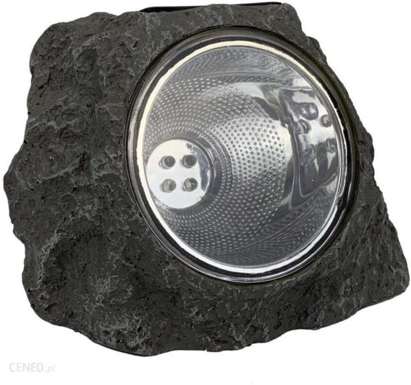 Lampa Solarna Kamień Duży Ip44 Szara 2 X Led Jumi