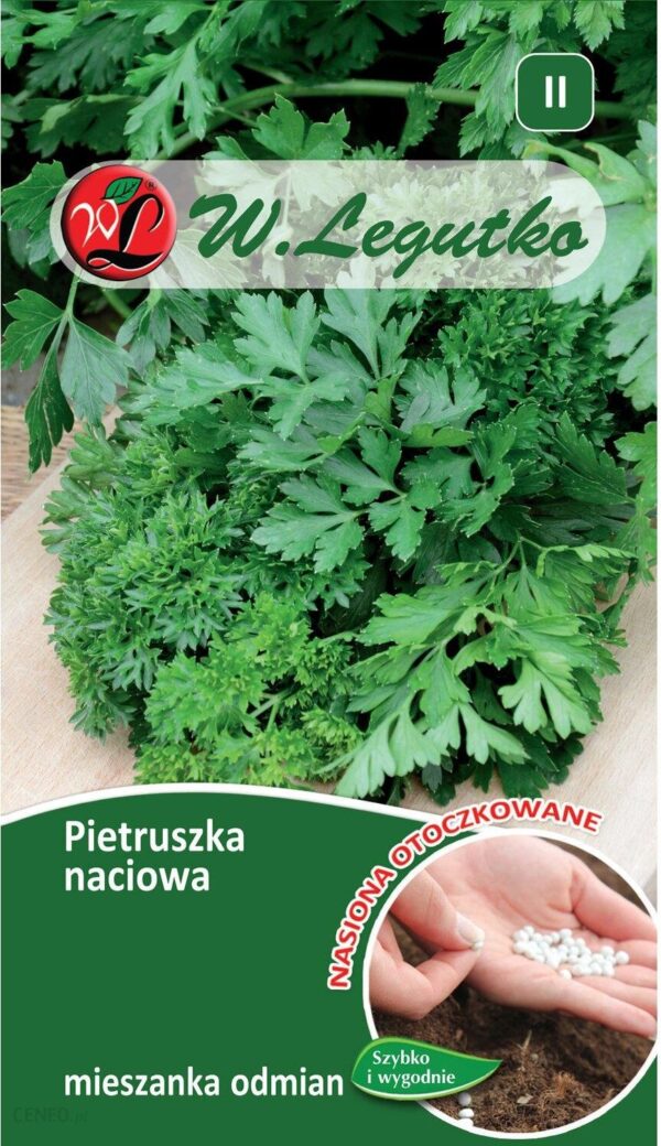 Legutko Pietruszka Naciowa Mieszanka Odmian Nasiona Otoczkowane 300 Szt