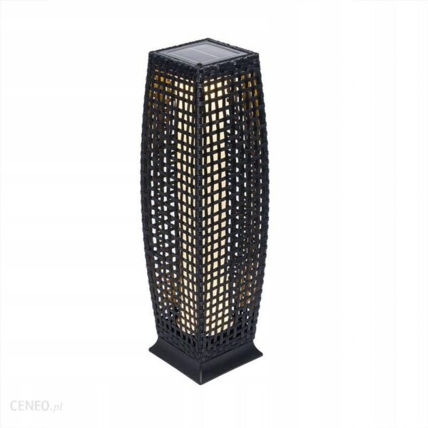 Monzana Lampa Solarna Ogrodowa Polirattan 50 Cm Led