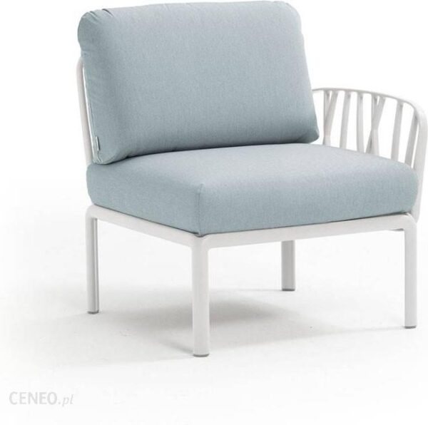 Nardi Sofa Ogrodowa Element Boczny Komodo Dx/Sx Bianco Acrilico Ghiaccio Sunbrella 88x72x78 (4037200138)