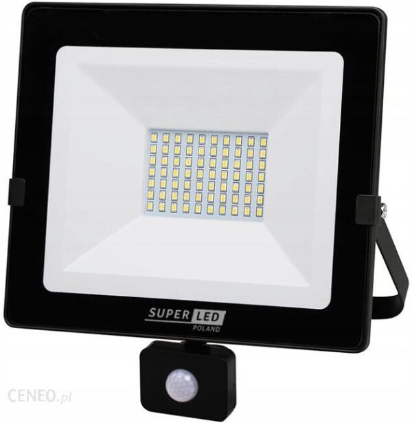 Naświetlacz Led 50W Neutralny Z Czujnikiem Ruchu