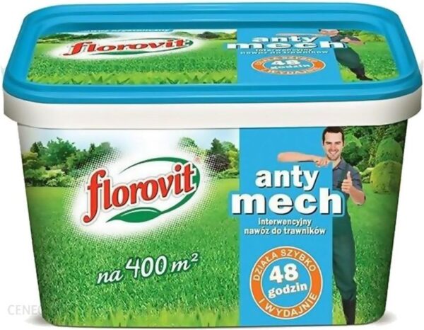 Nawóz Do Trawników Anty Mech Trawnik Florovit Interwencyjny 8 Kg