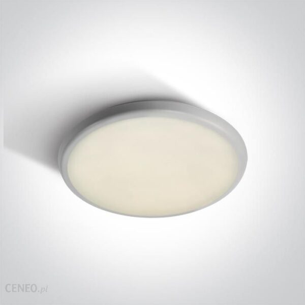 One Light 67368M/W/C Avlaki 2 Biały Plafon Z Czujnikiem Ruchu Led 4000K 25W Ip54