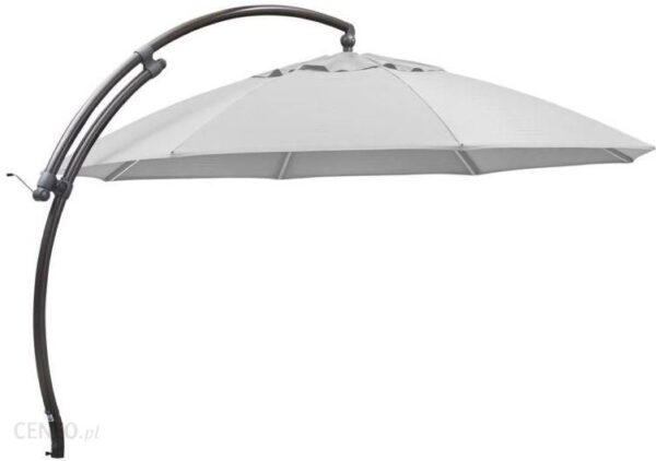Parasol Ogrodowy 375cm Easy Sun Szary Okrągły Sun Garden