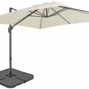 Parasol ogrodowy z przenośną podstawą