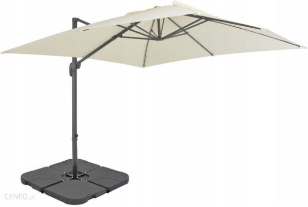 Parasol ogrodowy z przenośną podstawą