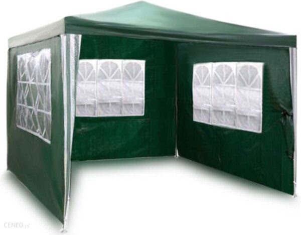 Plonos Pawilon ogrodowy 3 scianki 3 x 3m zielony