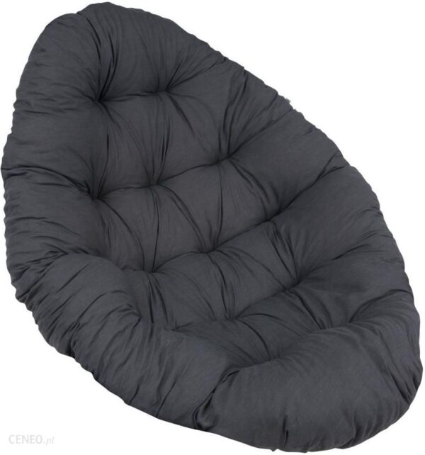 Poduszka Na Fotel Wiszący Oval 144x100cm Patio Antracytowa