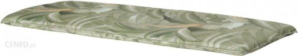 poduszka na ławkę Vintage 120 x 48 x 5 cm zielona