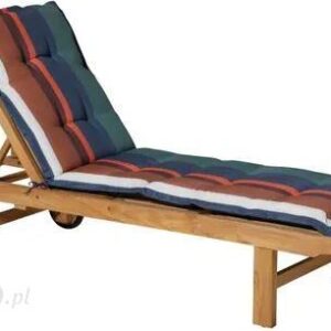 Poduszka Na Leżak Stripe 200x65cm Bawełna/Poliester Niebieski