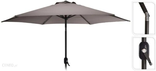 Progarden Parasol Monica 270Cm Kolor Taupe