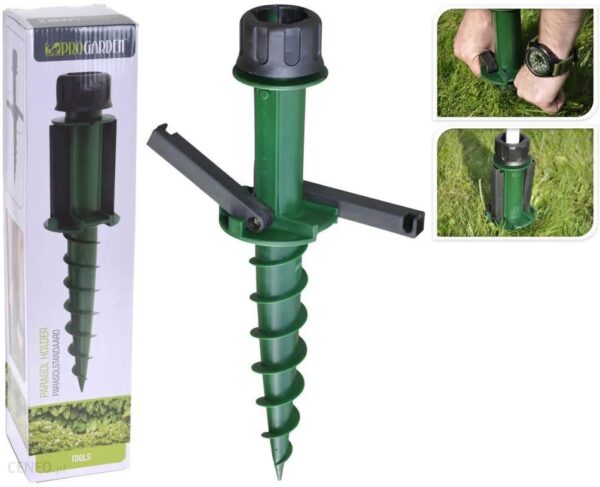 Progarden Uchwyt Na Parasol Ogrodowy Z Kołkiem Ziemnym 44cm