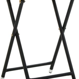 Stolik Herbaciany Czarny 60cm Rattan Pe I Drewno Akacjowe