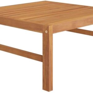 Stolik Ogrodowy 63X63X30cm Lite Drewno Tekowe
