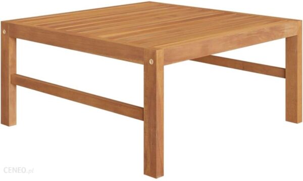 Stolik Ogrodowy 63X63X30cm Lite Drewno Tekowe