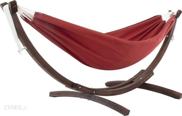 Sunbrella Hamak Dwuosobowy Sunbrella + Drewniany Stojak