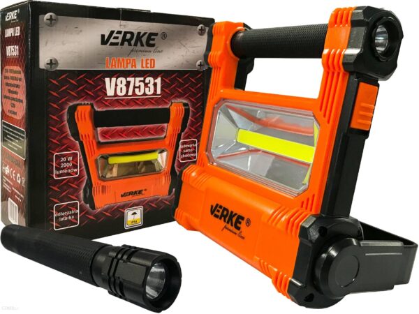 Verke Lampa Naświetlacz Led 20W Aku V87531 Premium Line V87531