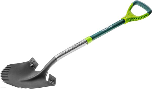 Verto Szpadel Ostry Metalowy Trzonek