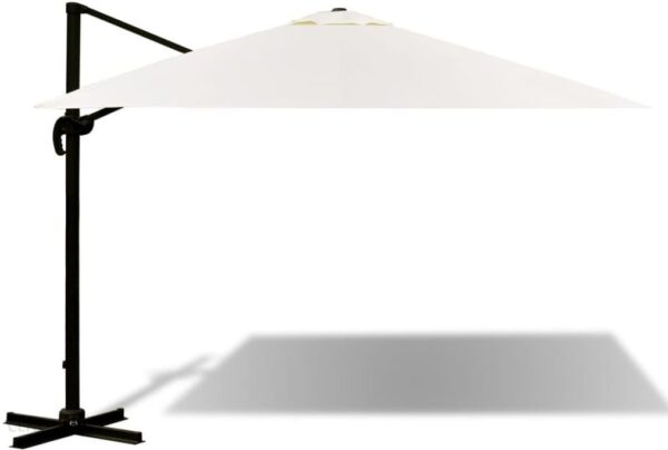 Vidaxl Aluminiowy Parasol Rzymski 3x3 M