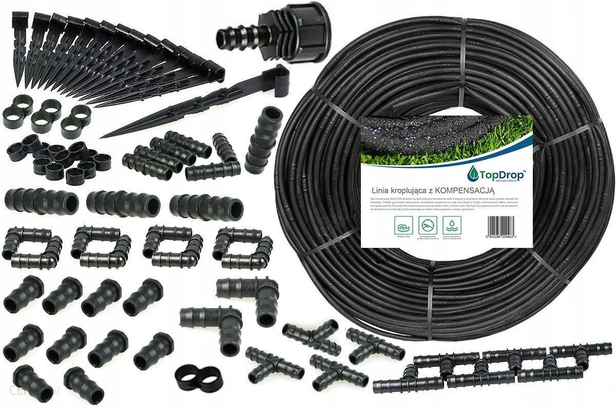i-vidaxl-linia-kroplujaca-400m-kompensacja-300-akcesorii Vidaxl Linia Kroplująca 400M Kompensacja + 300 Akcesorii