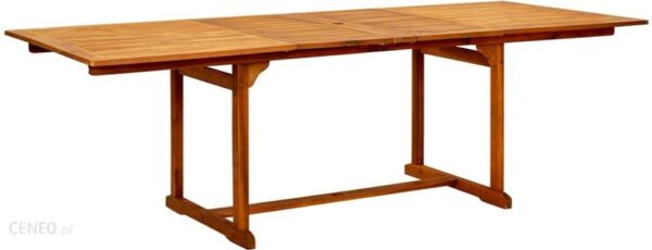 VidaXL Ogrodowy Stół Jadalniany 160-240x100x75cm Drewno Akacjowe