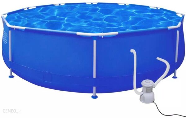 Vidaxl Okrągły Basen 360x76cm Z Pompą 300 Gal/H