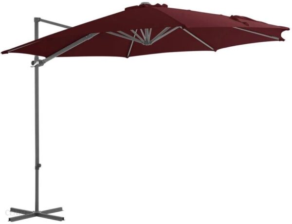 Vidaxl Parasol Wiszący Na Stalowym Słupku